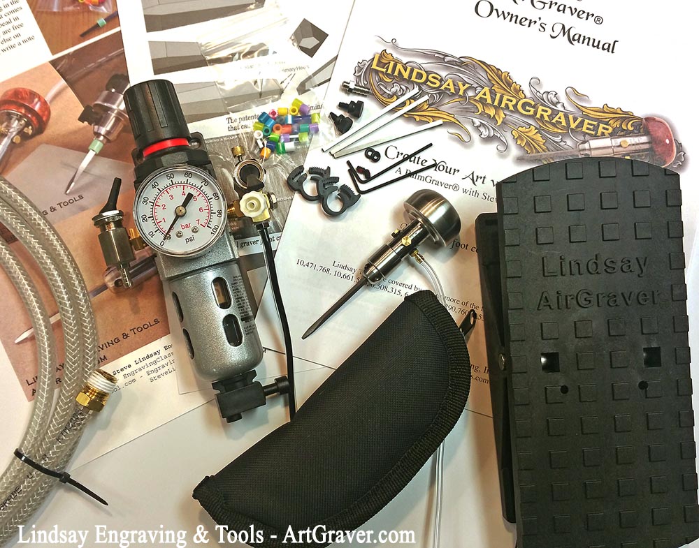 Adone Galleries, engraving tool Review 4 Lindsay AirGravers