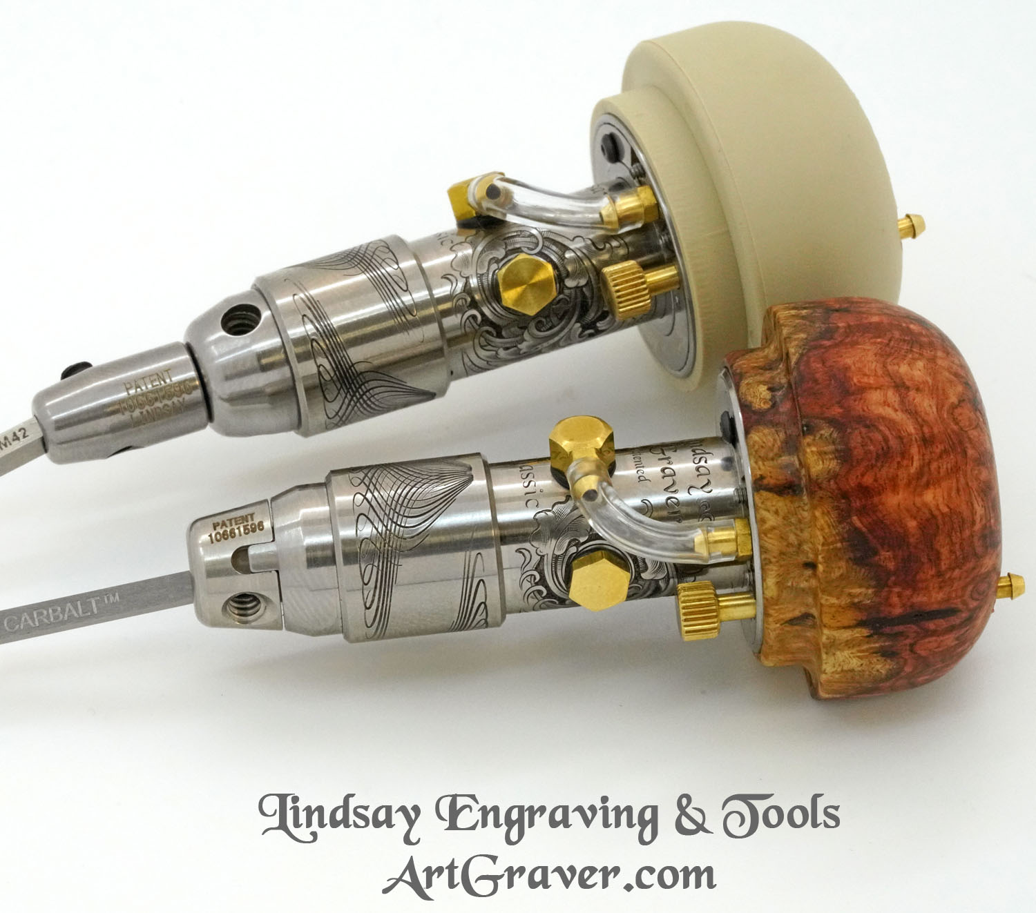 Palm controlled pneumatic hand engraving machine made by Steve Lindsay  Tools : r/specializedtools